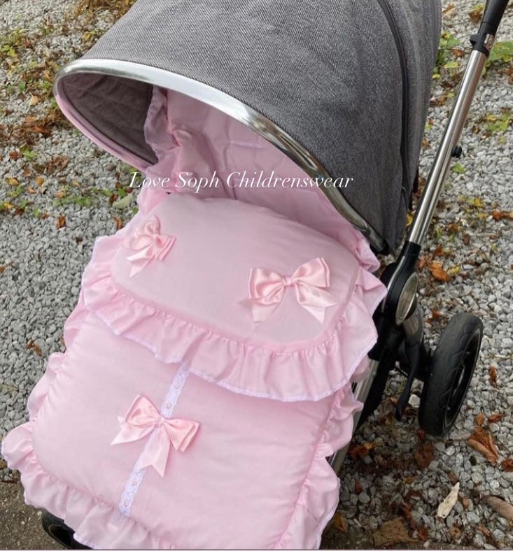 Pram cheap covers pink