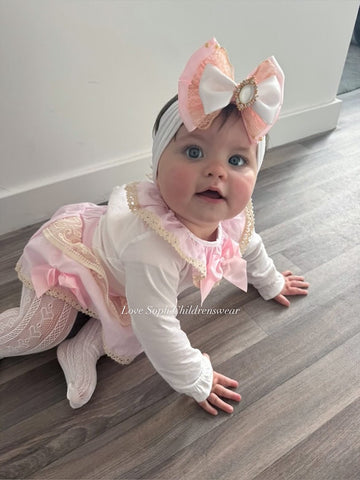 Luxury long sleeve skirt and blouse set