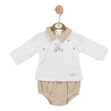 Luxury embroidered shirt and jam pants