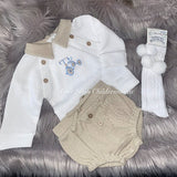 Luxury embroidered shirt and jam pants