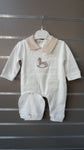Rocking horse romper and matching hat