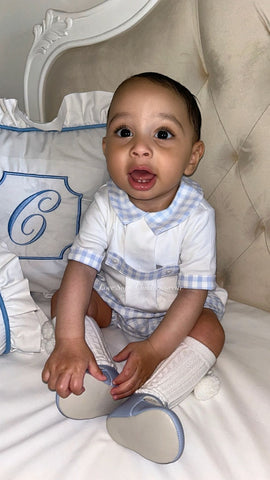 Gingham jam pants set