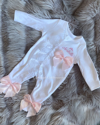 Personalised sleepsuit boy/girl/unisex options