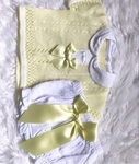 Luxe lemon knitted jam pants set