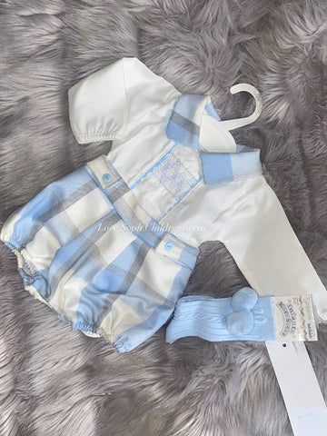 Luxury long sleeved smocked set