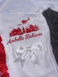 Personalised Christmas sleepsuit boy/girl/unisex options
