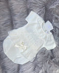 Luxury lace knitted jam pants set
