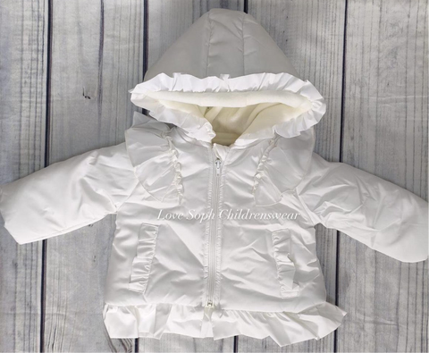 Luxe frilly stunning cosy winter coat