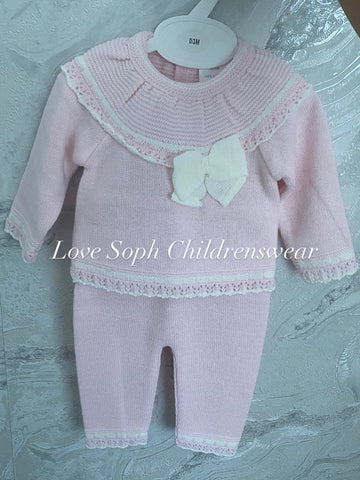 Luxe knitted lounge set  pink