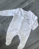 Boys personalised sleepsuit