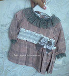 Long sleeve smock dress