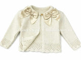 Double bow luxe stunning cardigans various colours