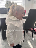 Luxe frilly super thick water proof stunning cosy winter coat 0-6 y