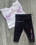Personalised frilly lounge set any colour