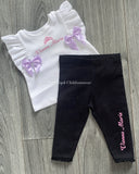 Personalised frilly lounge set any colour