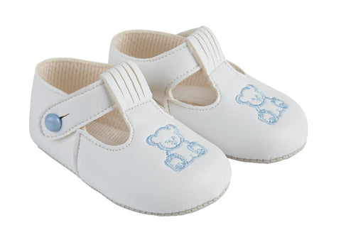 Luxury soft sole pram shoe teddy