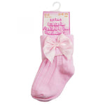 Ankle bow socks PINK